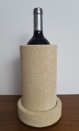 Weinkühler Sandstein mit Untersetzer
